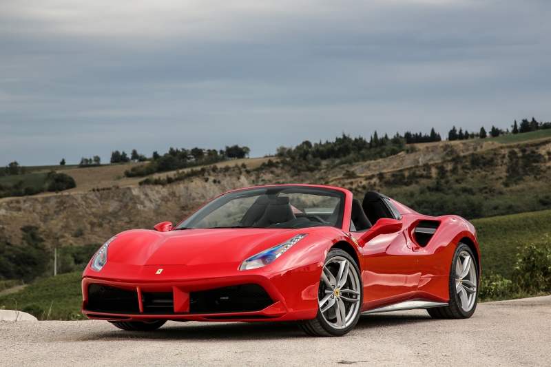 Ferrari 488 Spider Rent